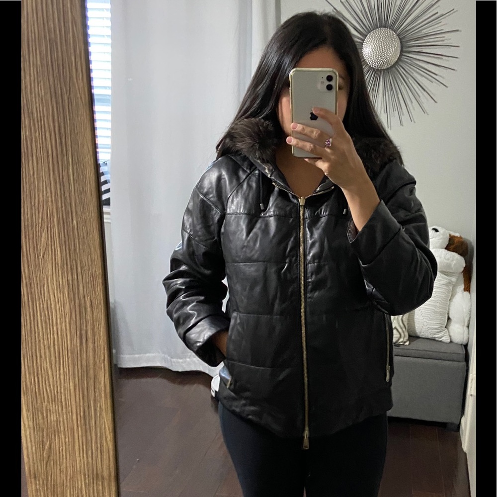 Brunello Cucinelli reversible real-leather jacket